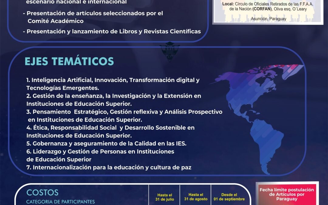 XXIV CNGU Assuncion Paraguay – Coloquio Nacional de Gestión Universitaria